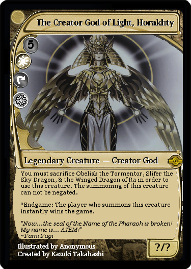 horakhty yugioh card Holactie the Creator of Light - Yu-Gi-Oh! Dueling Nexus Which is the strongest monster