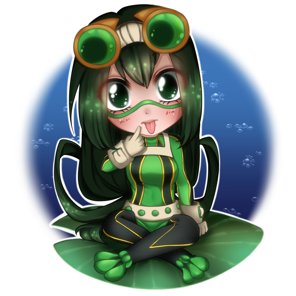 pix Froppy Fanart Chibi my hero academia chibi tsuyu asui by