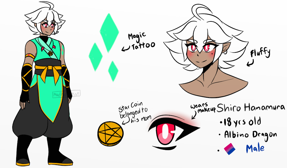 Shiro Reference Sheet (2019-2020) by TheMadKatArtist on DeviantArt