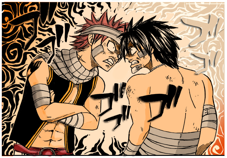 Natsu vs Grey