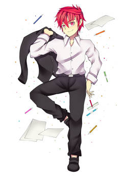 Elsword in Office Suit