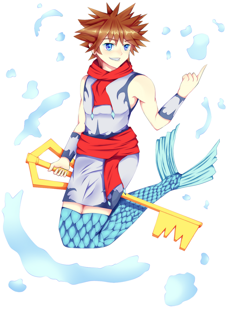 Commission : Mermaid Sora by Band--Width on DeviantArt