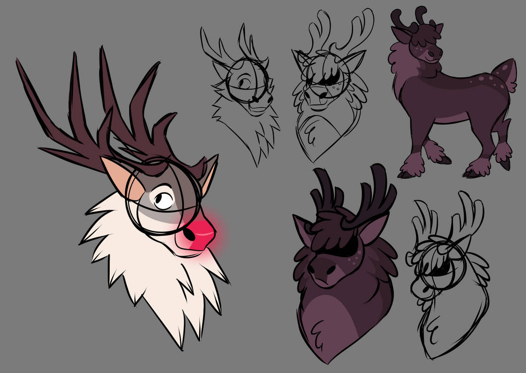Adult Rudolph (and Asher) by Rose-I-Guess on DeviantArt