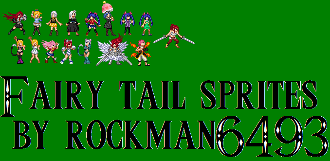 Fairy tail sprites by rockman