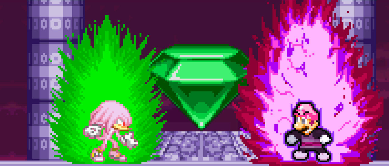 Hyper Knuckles Deviantart Hyper Knuckles vs Hyper Mario Black by RockMan6493 on DeviantArt