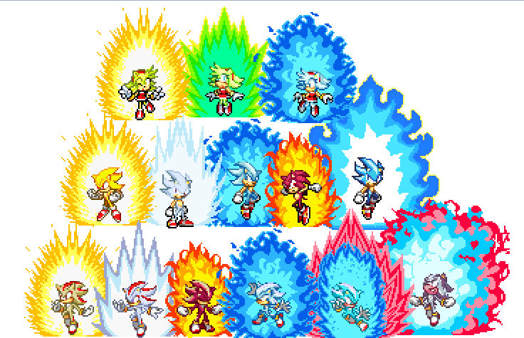Sonic, Shadow and Amy transformations by RockMan6493 on DeviantArt