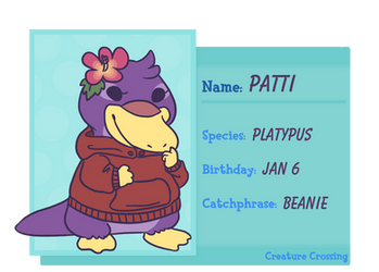 [CC App] Patti the Platypus