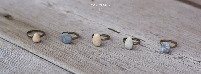 Rings with Found Stones