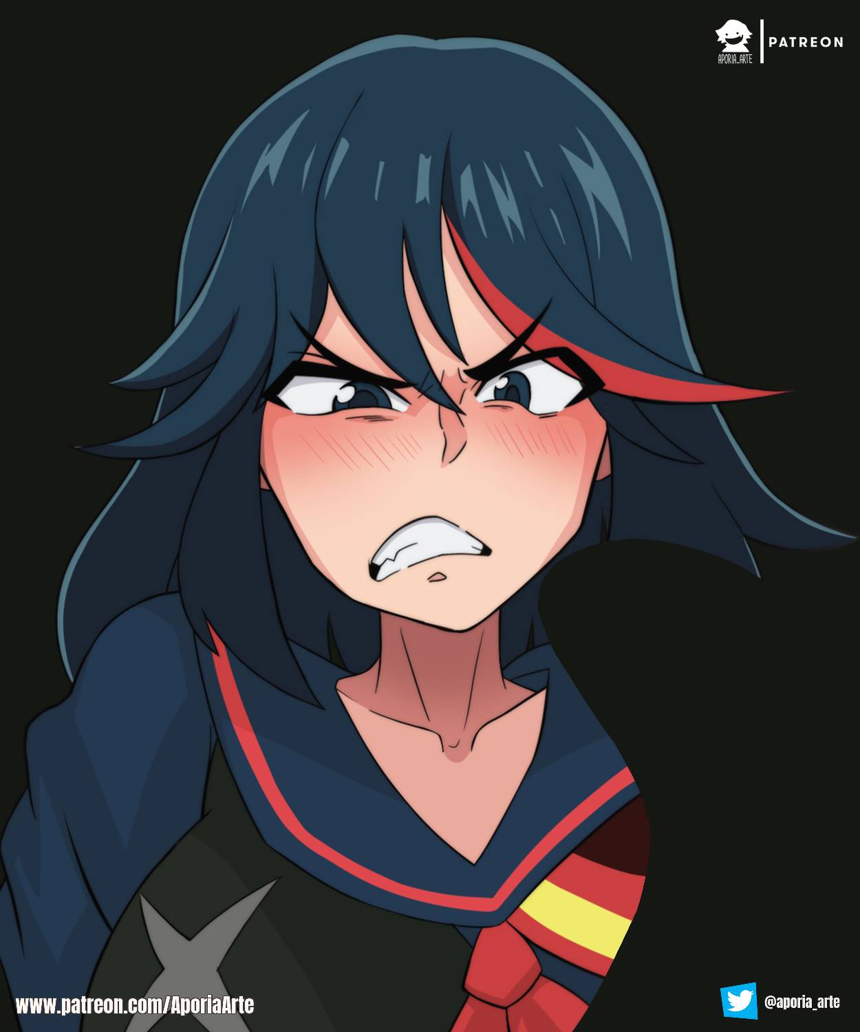 Ryuko Matoi By Aporiaarte On DeviantArt ryuko-matoi-by-aporiaarte-on-deviantart