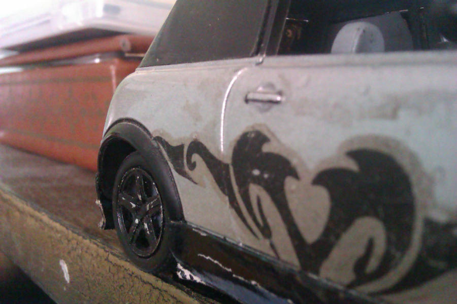 crashed mini cooper 1:28 by Pantural on DeviantArt