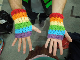 Rainbow Gloves