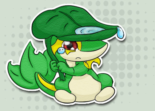 Scared Snivy