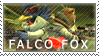 Star Fox: Falco x Fox by Vulpixi-Stamps