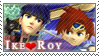 SSB: Ike x Roy by Vulpixi-Stamps