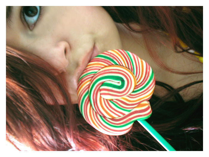 girl and lolipop