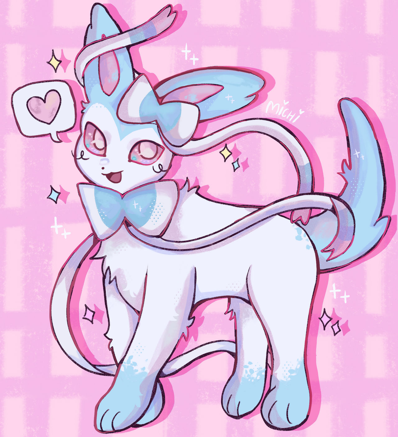 shiny sylveon by SOURKAND1 on DeviantArt