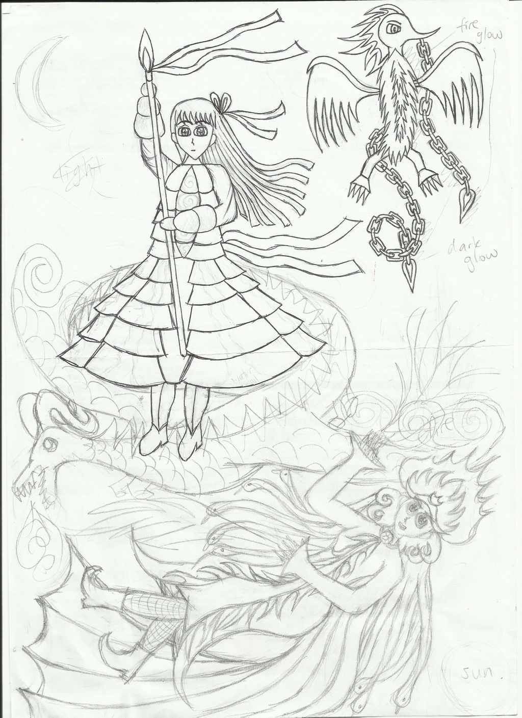 Fate sketch by EeveeSkitty on DeviantArt