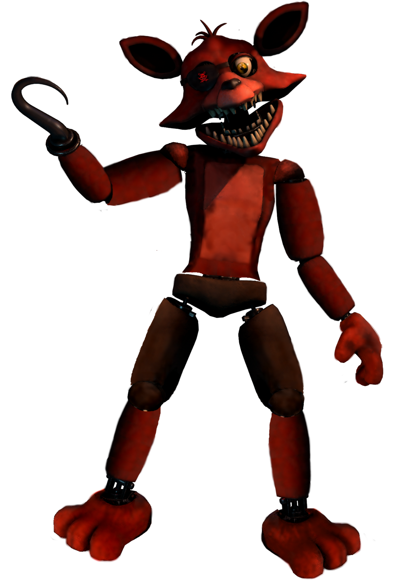 Fixed withered foxy. Render by toasted912 : r/fivenightsatfreddys