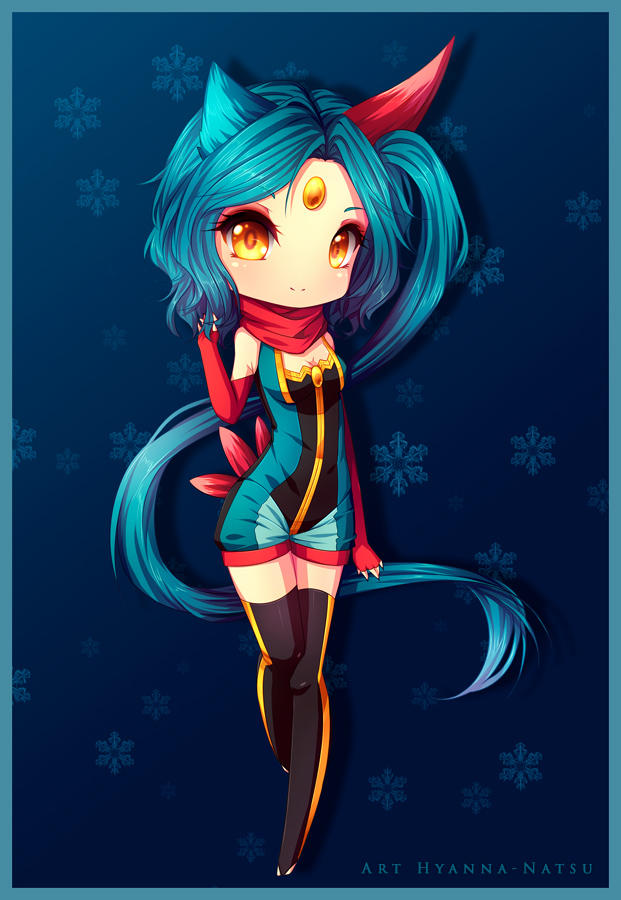 Commission: Azelle Chibi by Hyanna-Natsu on DeviantArt