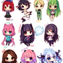Tiny Chibis! [+pagedoll free to use]