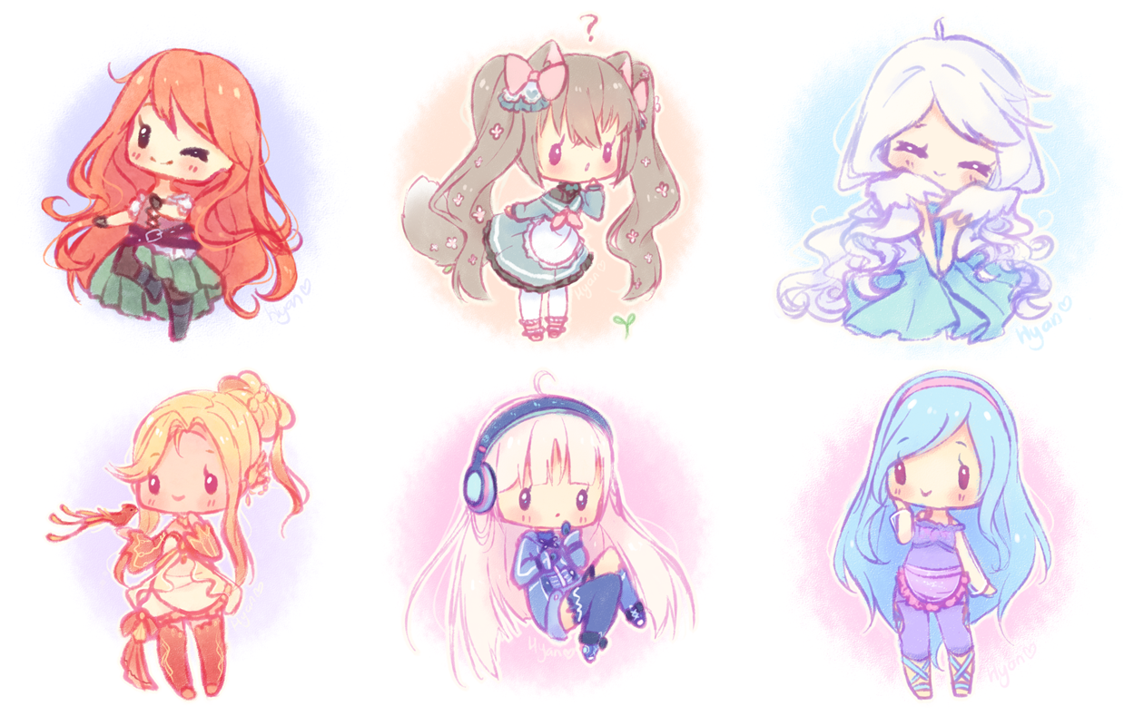 Doodle chibis - 1