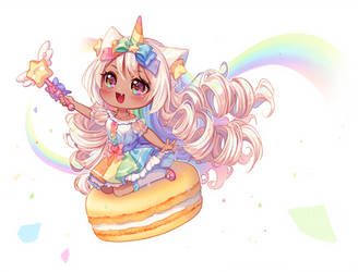 [+Video] Commission - Unicorn Rainbow