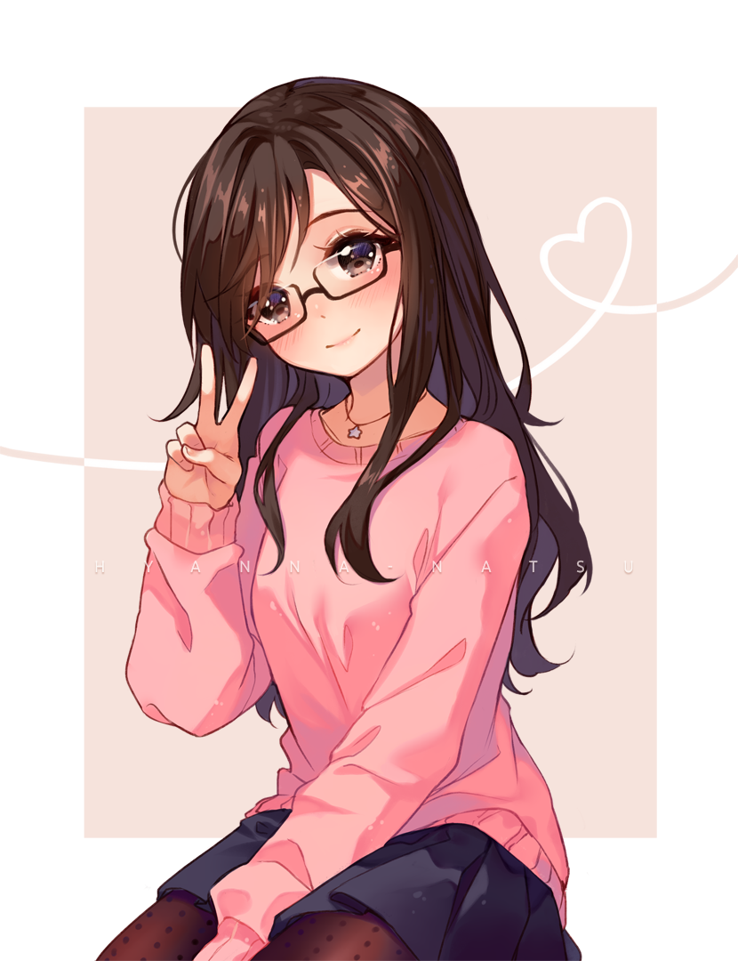 Anime Pose Reference Female Peace Sign - Mar Wallpaper