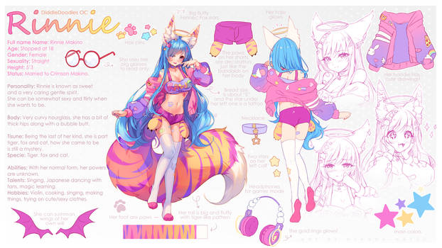 [+Video] Commission - Rinnie Reference Sheet