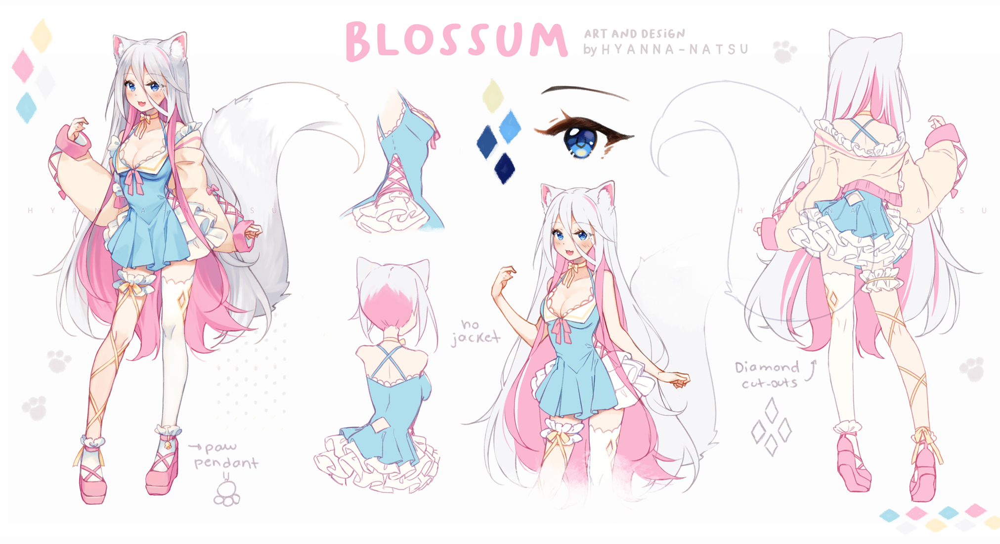 Commission - Sweet cat design