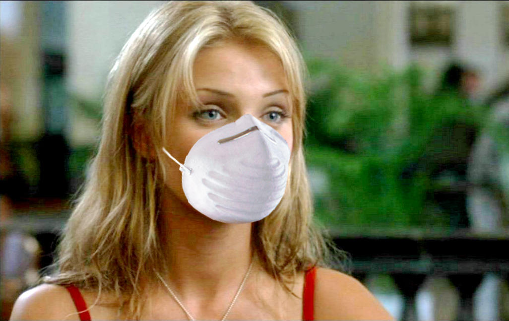 Cameron Dusting Cameron Diaz Wearing Dust Mask by Ninjacat14 on DeviantArt