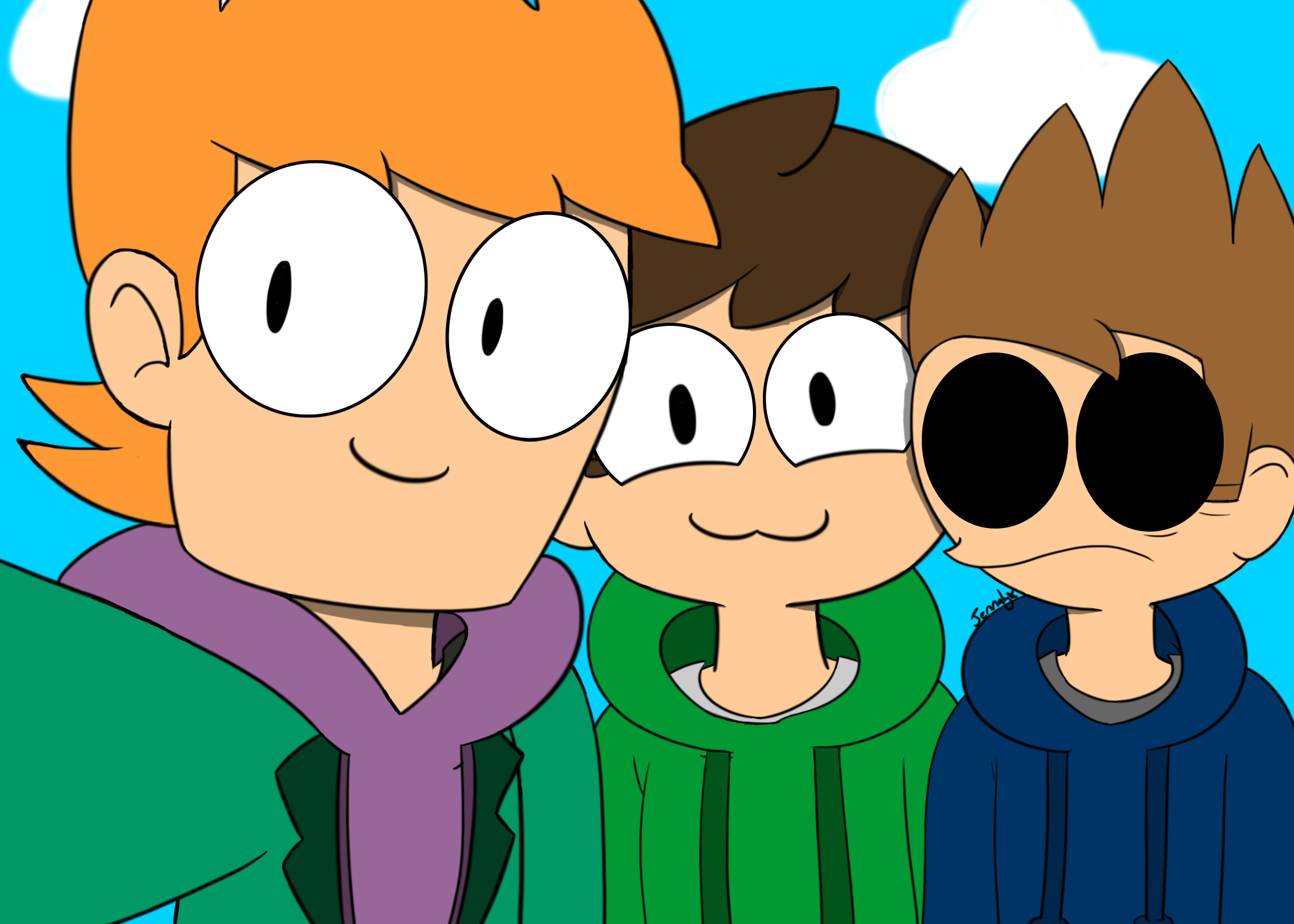 Trio Selfie! || Eddsworld