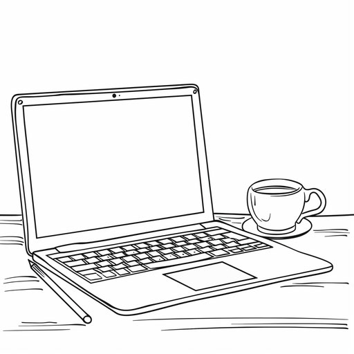 Computer Sharing Coloring Image Learning Through Computer Coloring Pages by Imagella on DeviantArt