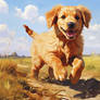 Peaceful Companions: Pictures Of Golden Retriev...