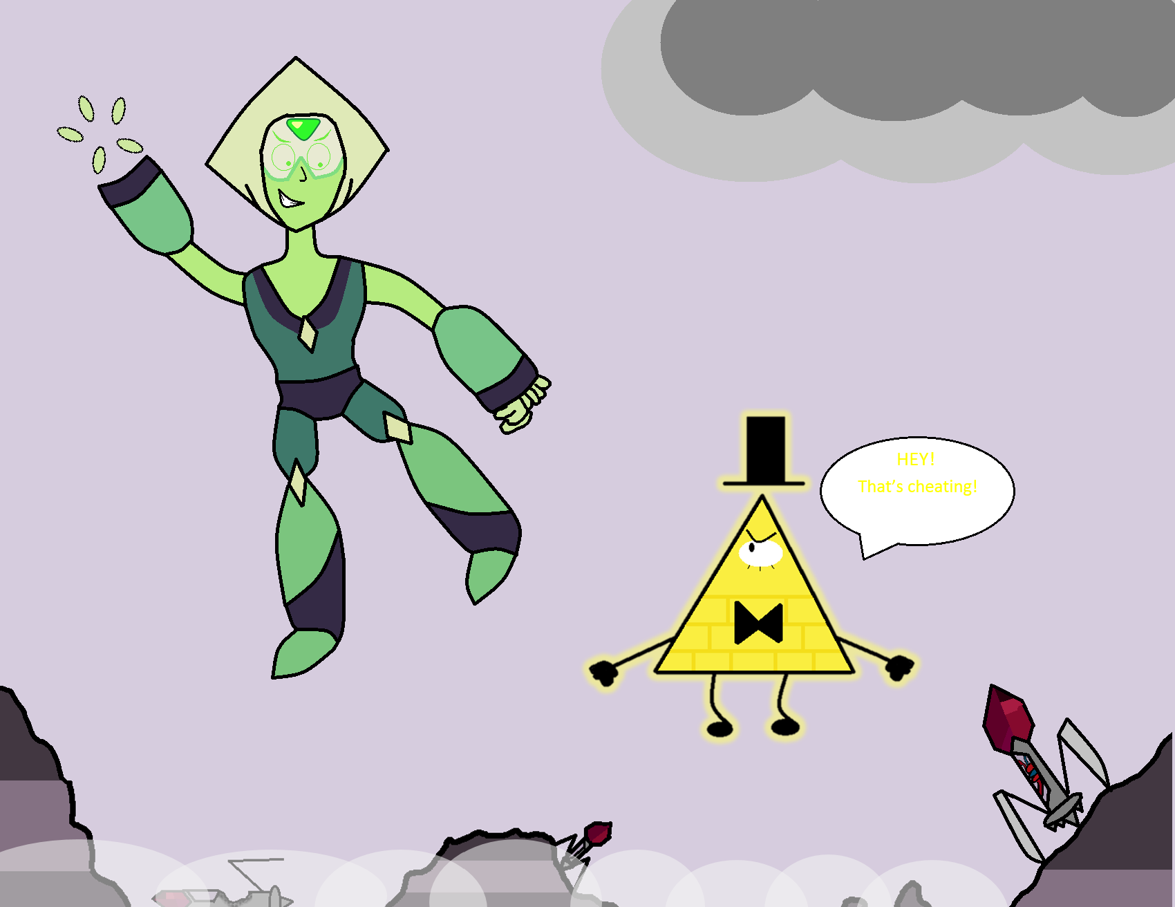 Bill and Peridot- A Game of Tag