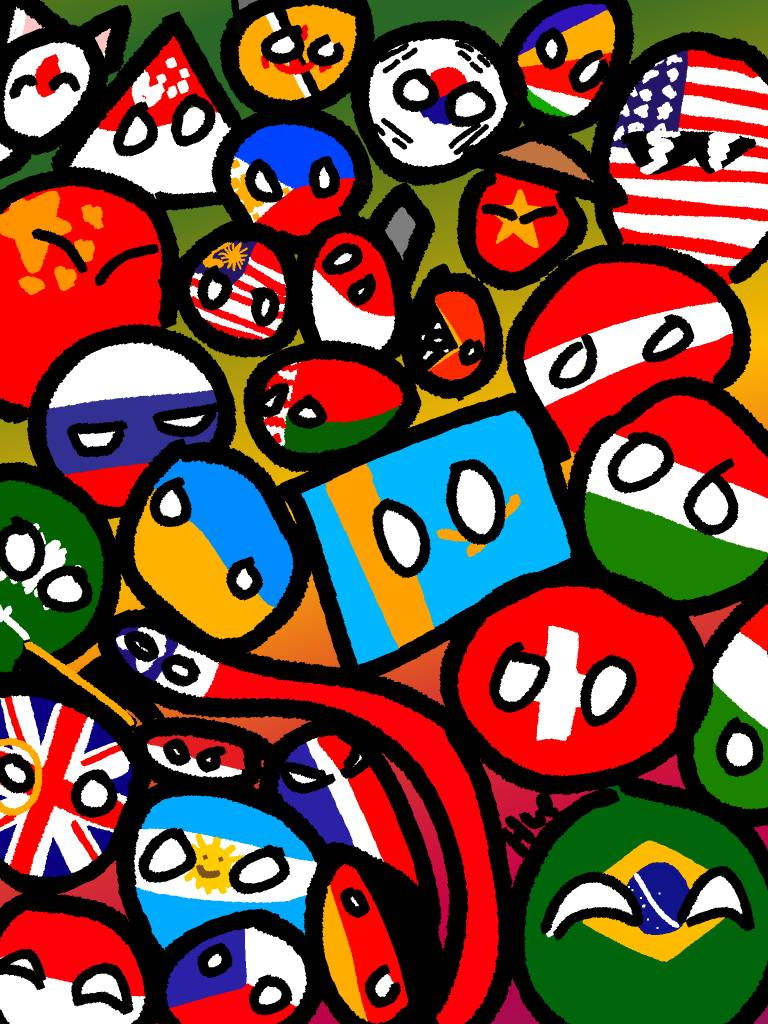 Deviantart Countryballs Pile of Countryballs by DWnecrozzma on DeviantArt