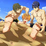 Nagisa Hazuki Feet on beach. Free! Iwatobi