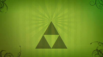 Zelda Triforce wallpaper - minimalistic