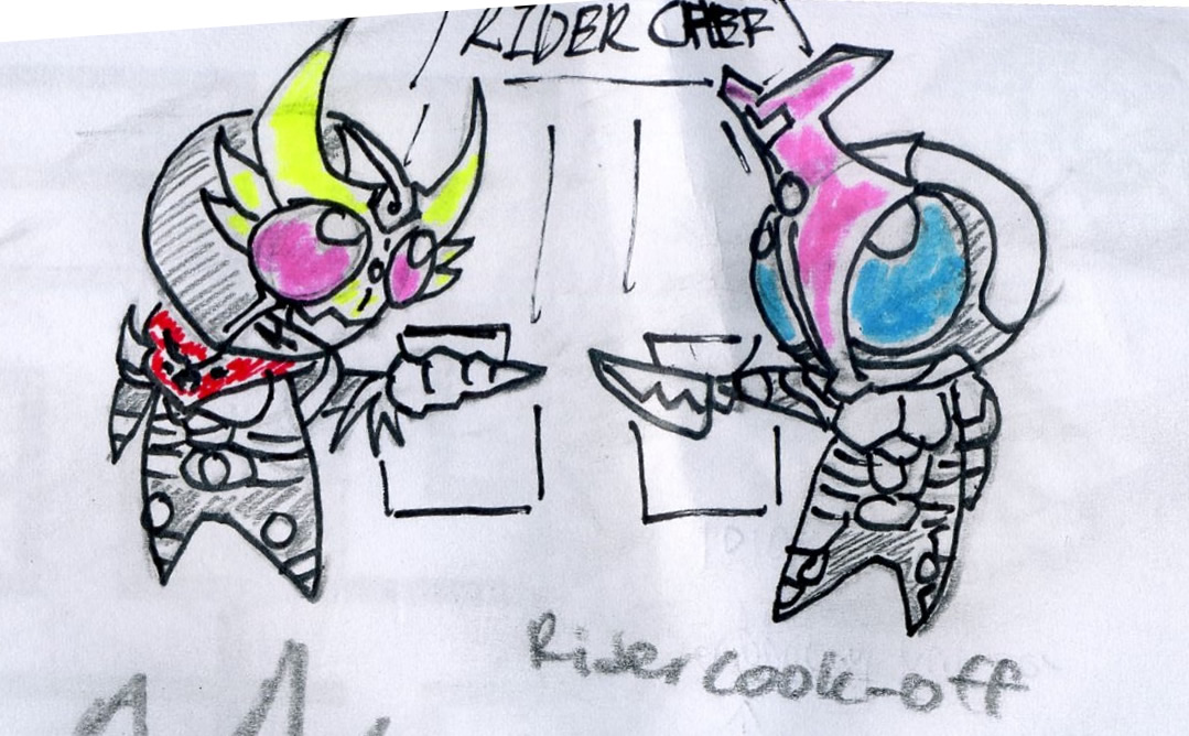 SD Kamen Rider_Cook-off