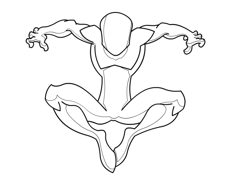 Spiderman Body Template 01 by RiderB0y on DeviantArt