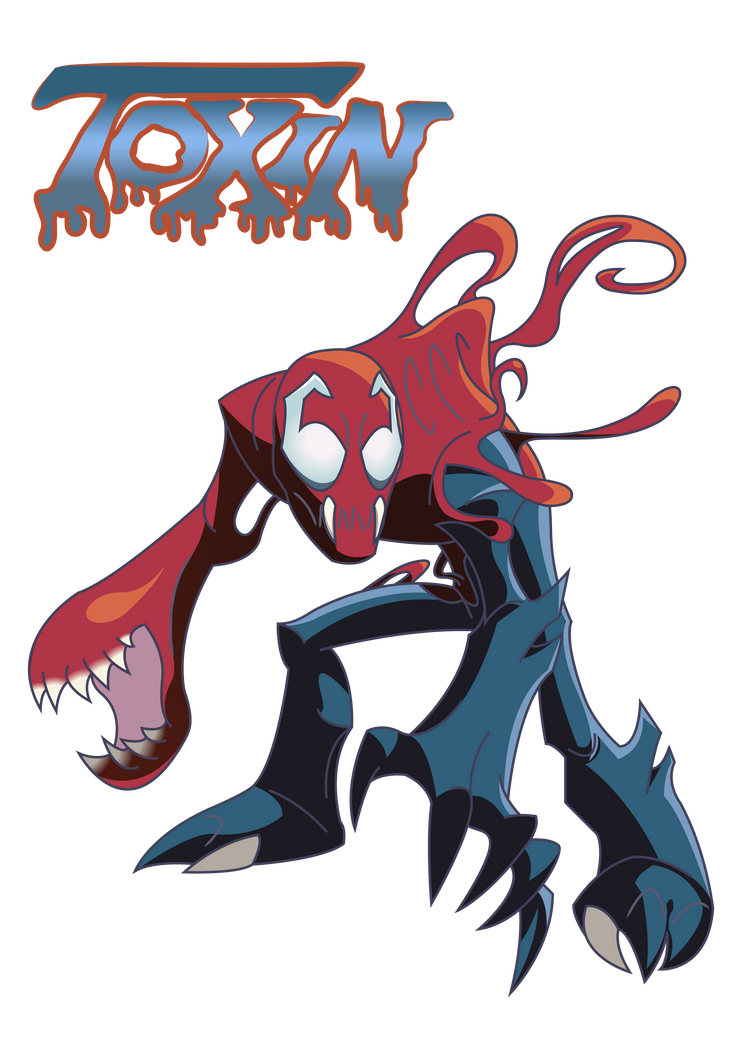 TOXIN Symbiote by RiderB0y on DeviantArt