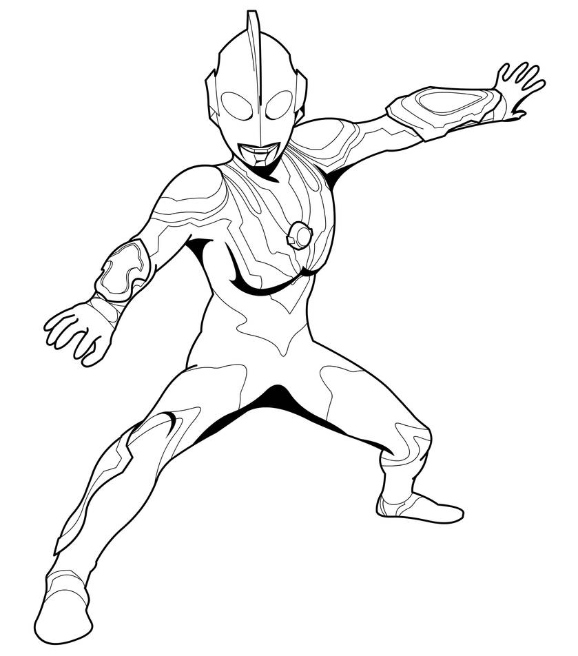 Ultraman Drawing Color.