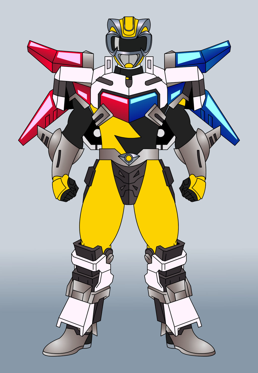 Hyperforce Yellow Ranger Hyperforce Yellow SPD Battlizer_Fan Made by RiderB0y on DeviantArt