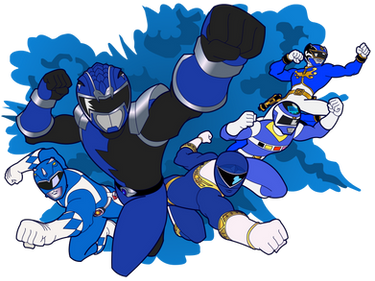 Hyperforce Blue Blue Ranger Team Up