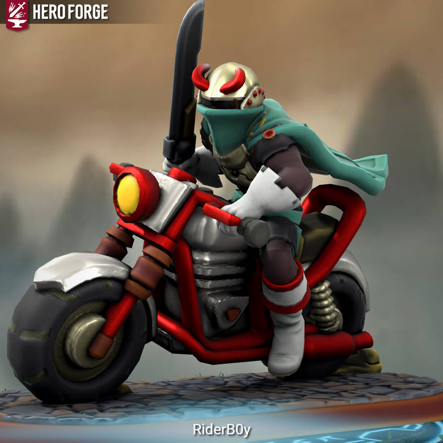 Heroforge Rider RiderB0y in HERO FORGE by RiderB0y on DeviantArt