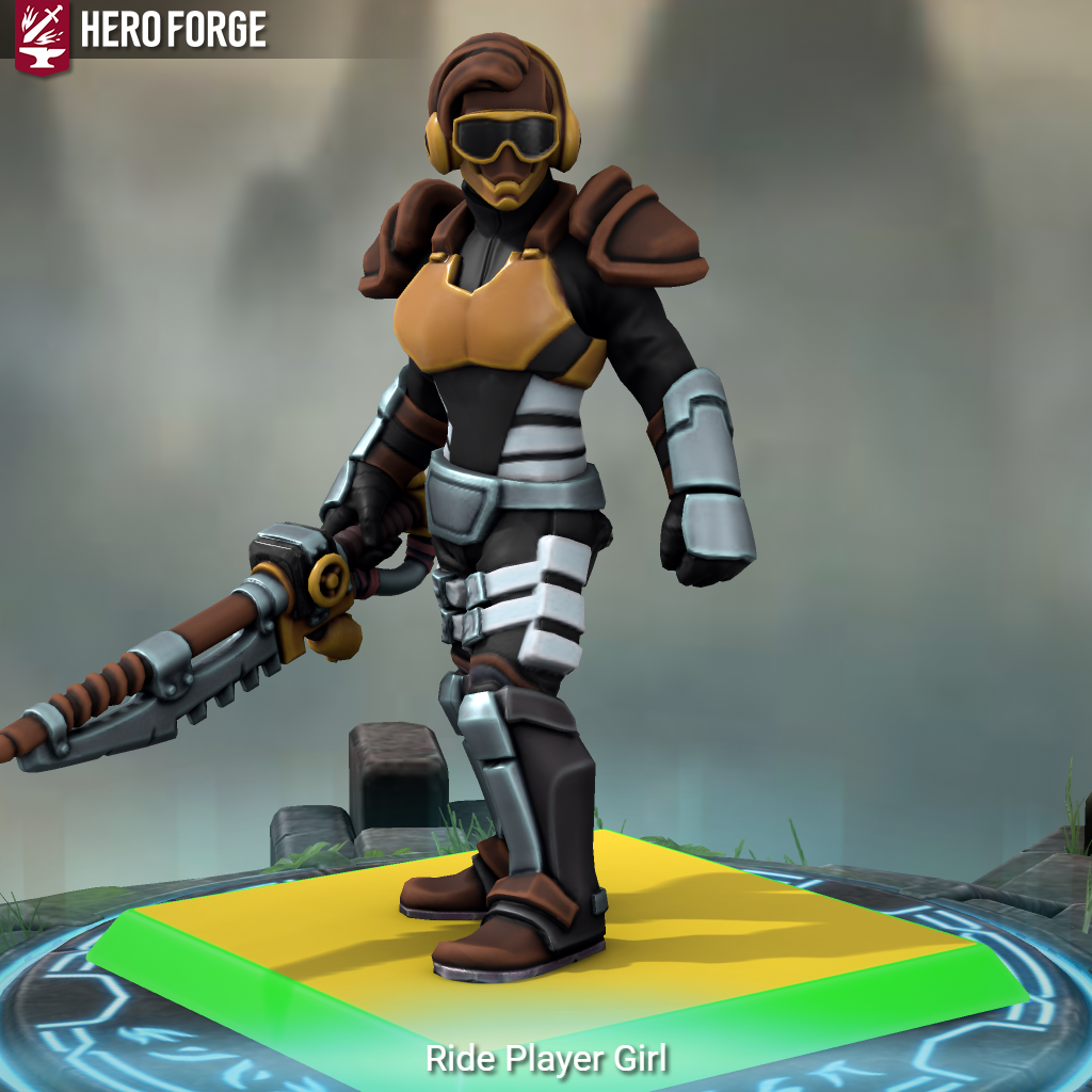 Heroforge Rider Ride Player Girl in Hero Forge by RiderB0y on DeviantArt