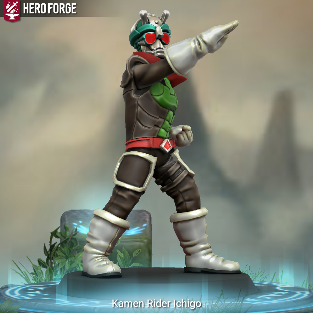 Heroforge Rider Kamen Rider Ichigou in Hero Forge by RiderB0y on DeviantArt