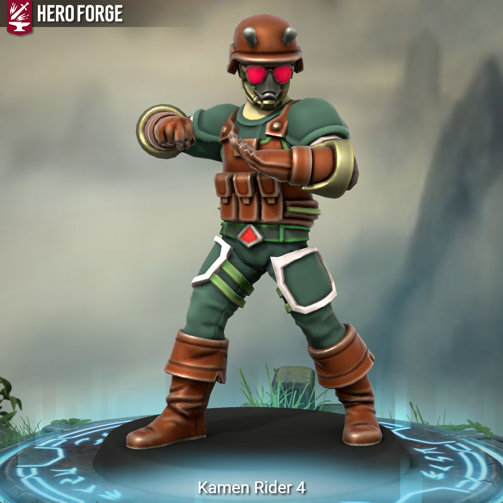 Heroforge Rider Kamen Rider 4 in Hero Forge by RiderB0y on DeviantArt