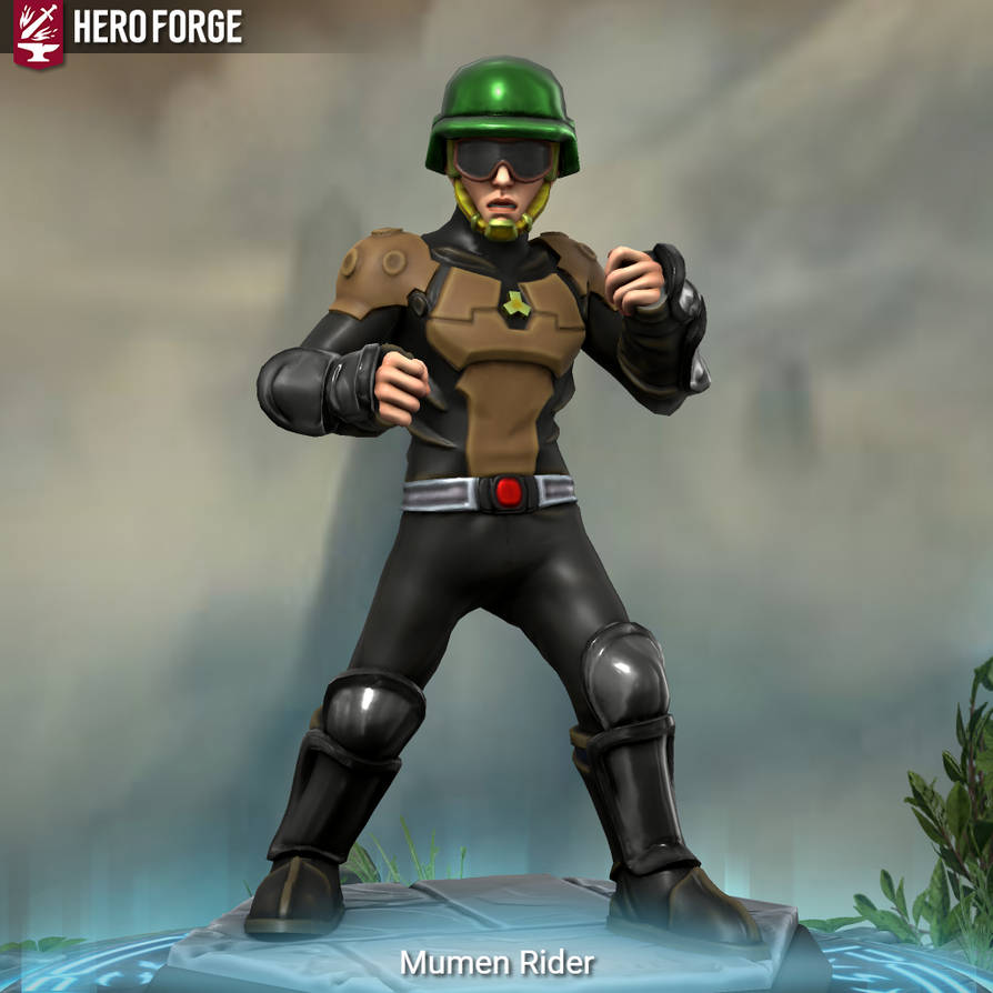 Heroforge Rider Mumen Rider in Hero Forge by RiderB0y on DeviantArt