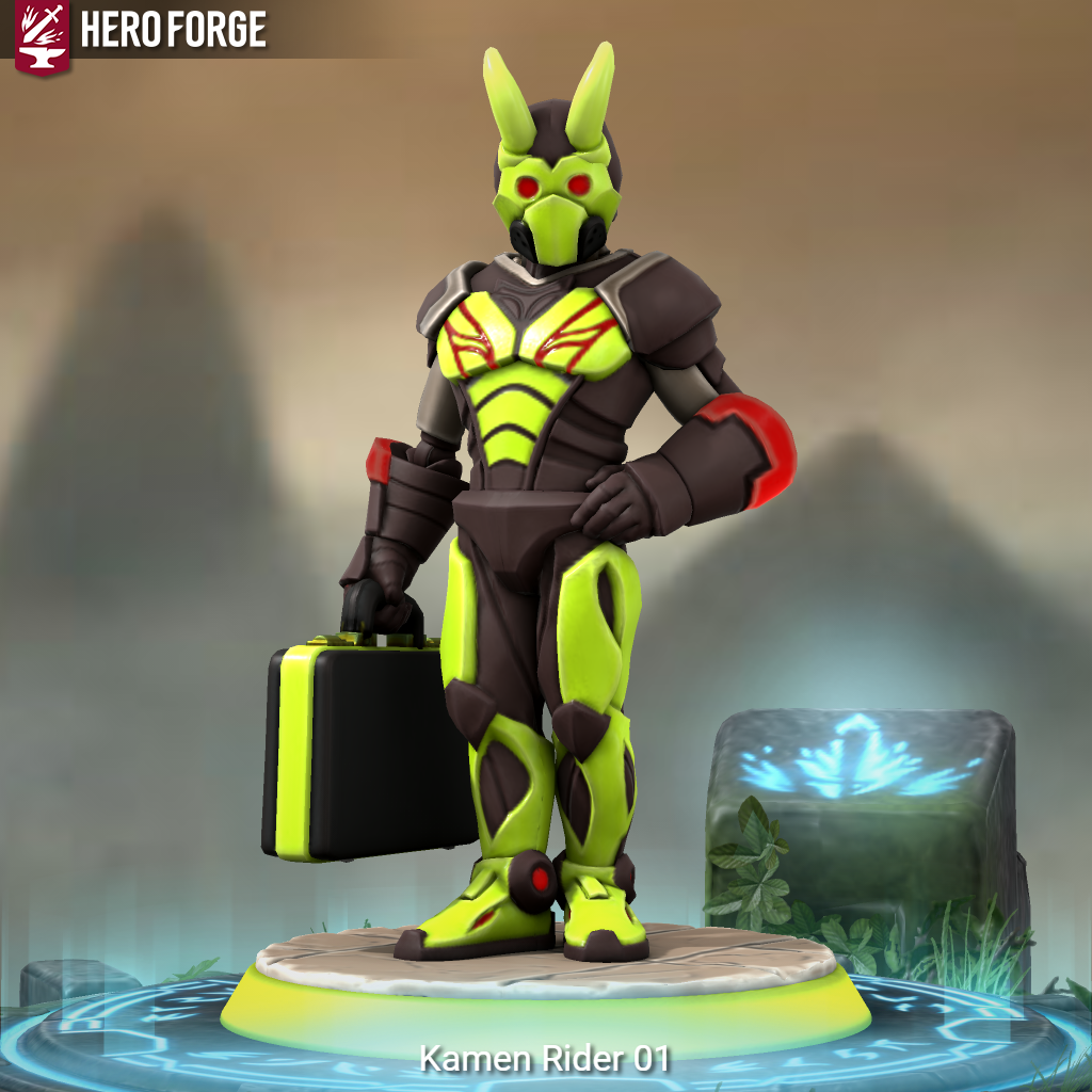Heroforge Rider Kamen Rider Zero One in Hero Forge by RiderB0y on DeviantArt