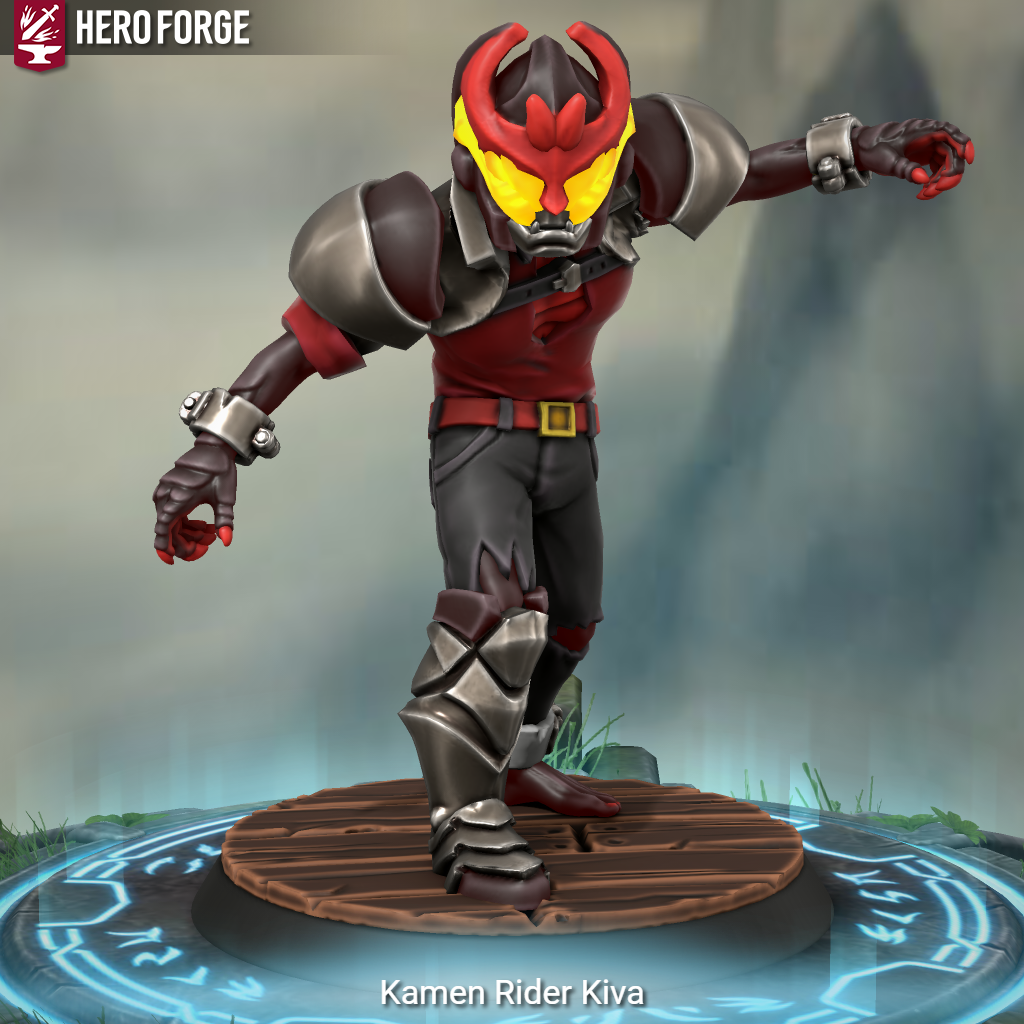 Heroforge Rider Kamen Rider Kiva in Hero Forge by RiderB0y on DeviantArt